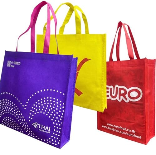 กระเป๋าผ้าสปันบอนด์ถุงผ้าสปันบอนด์สกรีนโลโก้