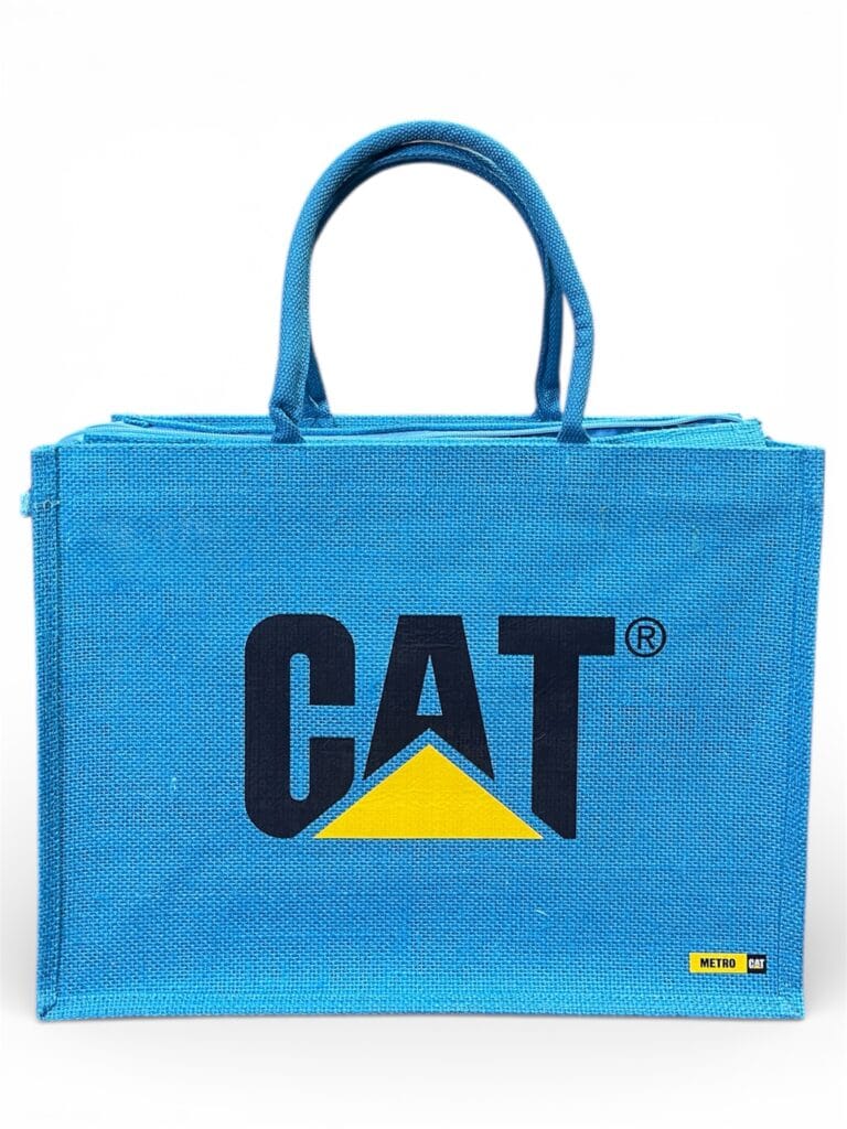 กระเป๋าผ้ากระสอบป่านย้อมสีCAT