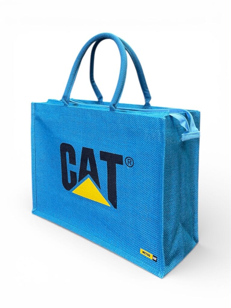 กระเป๋าผ้ากระสอบป่านย้อมสีCAT