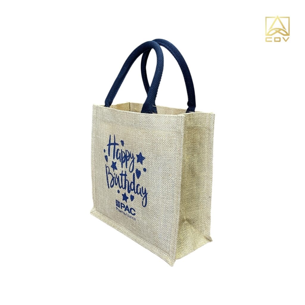 กระเป๋าผ้ากระสอบHAPPY