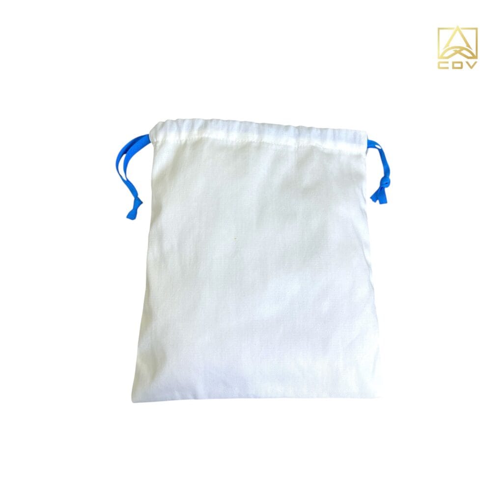 กระเป๋าผ้าดิบหูรูดFoundation