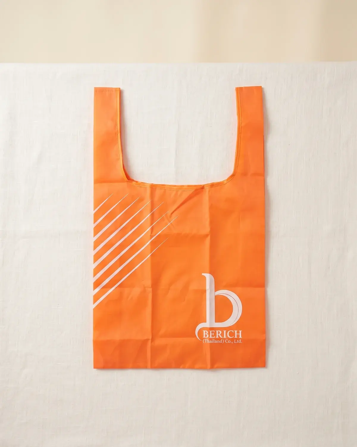 ถุงผ้าร่มพับได้สีส้ม BeRich ผลิตโดยโรงงาน CDV
