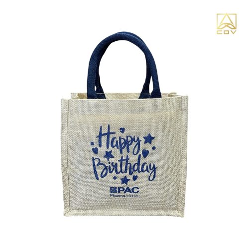 กระเป๋าผ้ากระสอบHAPPY