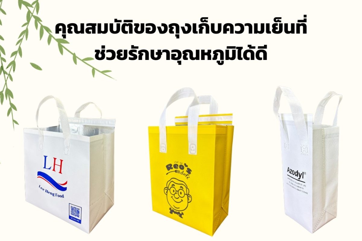 คุณสมบัติของถุงเก็บความเย็นที่ช่วยรักษา
