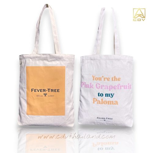 ถุงผ้า Fever Tree-Pink-Photoroom